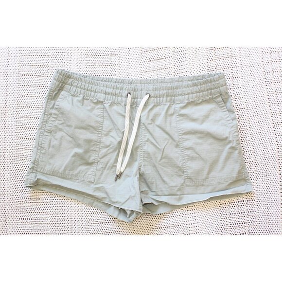 Vuori Vintage Ripstop Women's Short Eucalyptus Green Size Large VW385 Sporty - Picture 5 of 10